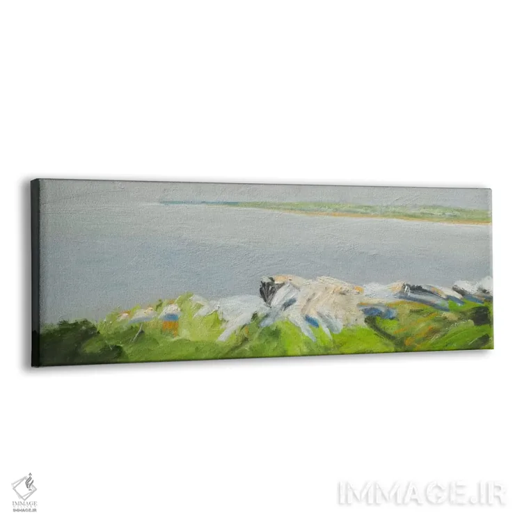 تابلو دکوراتیو ساحل جنس اثر ریچ گومبار - نمای پرسپکتیو محصول