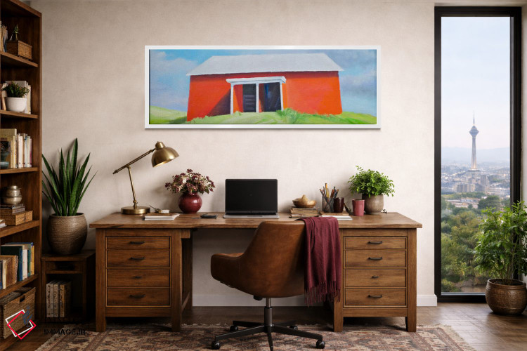 تابلو دکوراتیو طویله رو به رو اثر ریچ گومبار - D1W