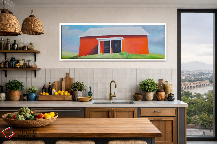 تابلو دکوراتیو طویله رو به رو اثر ریچ گومبار - D3W