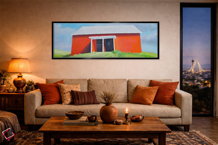 تابلو دکوراتیو طویله رو به رو اثر ریچ گومبار - D5B