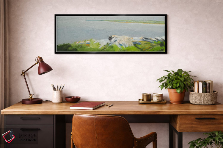 تابلو دکوراتیو ساحل جنس اثر ریچ گومبار - D2B