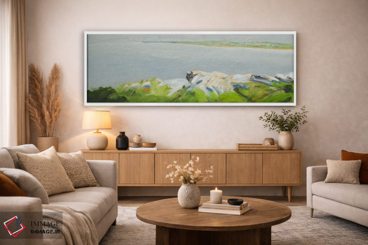 تابلو دکوراتیو ساحل جنس اثر ریچ گومبار - D3W