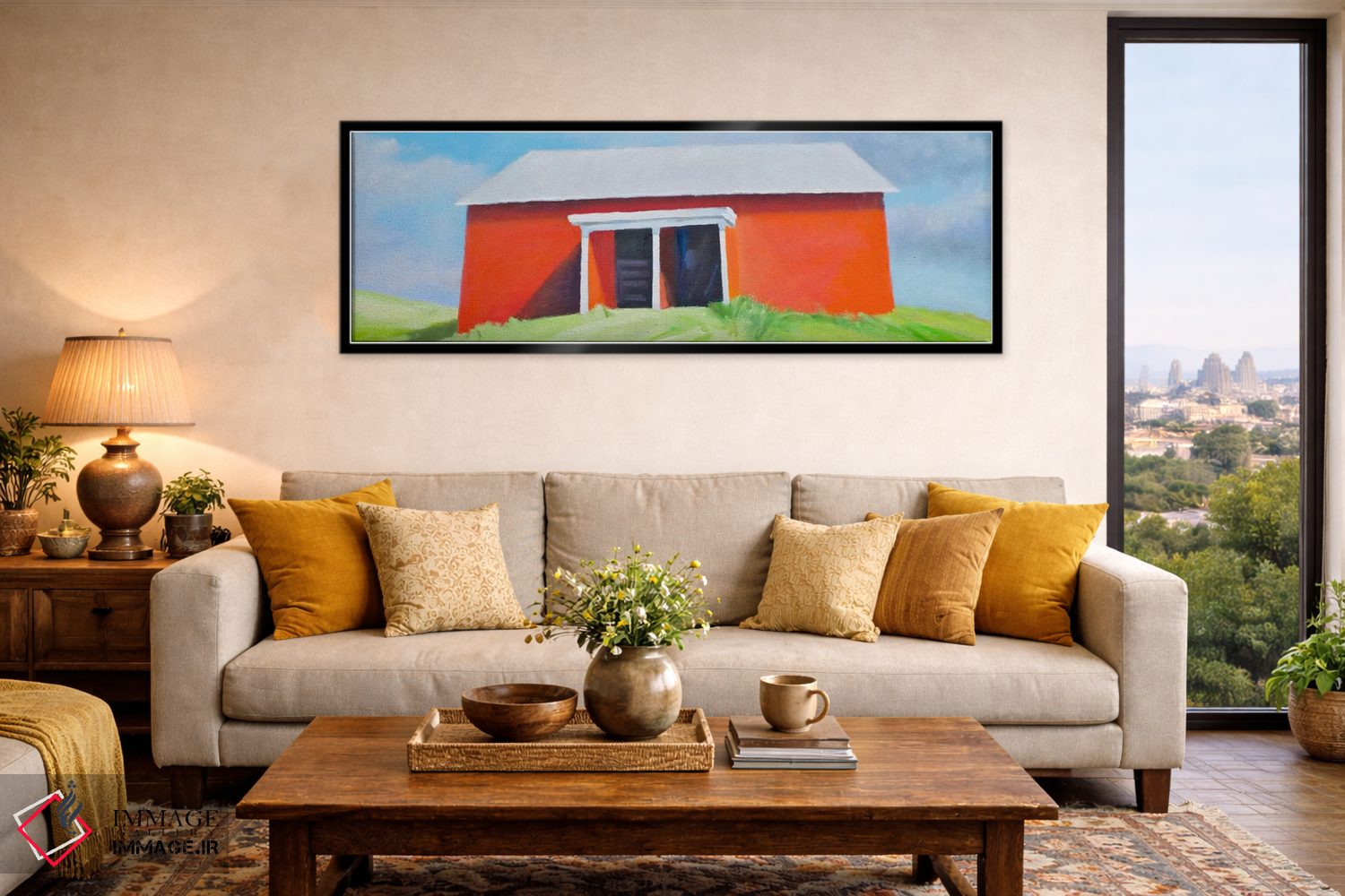 تابلو دکوراتیو طویله رو به رو اثر ریچ گومبار - D6B