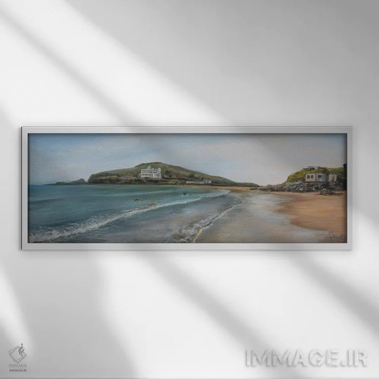 تابلو دکوراتیو بیگ بری اثر روت اسلت - نمای قابدار سفید