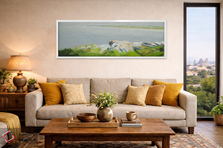 تابلو دکوراتیو ساحل جنس اثر ریچ گومبار - D4W