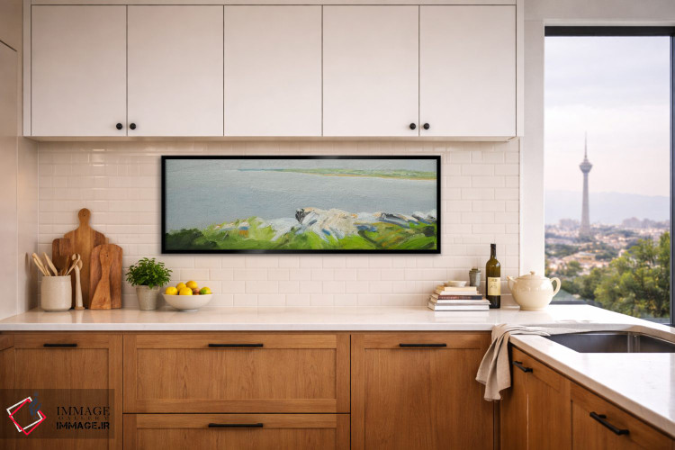 تابلو دکوراتیو ساحل جنس اثر ریچ گومبار - D5B