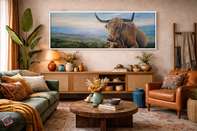 تابلو دکوراتیو آرامش در سپیده دم اثر روت اسلت - D1W