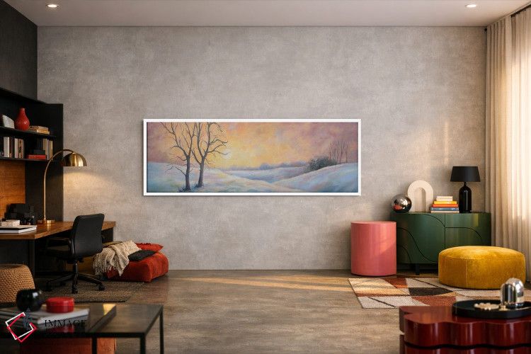 تابلو دکوراتیو پیاده روی دلنشین عصرگاهی اثر روت اسلت - D4W