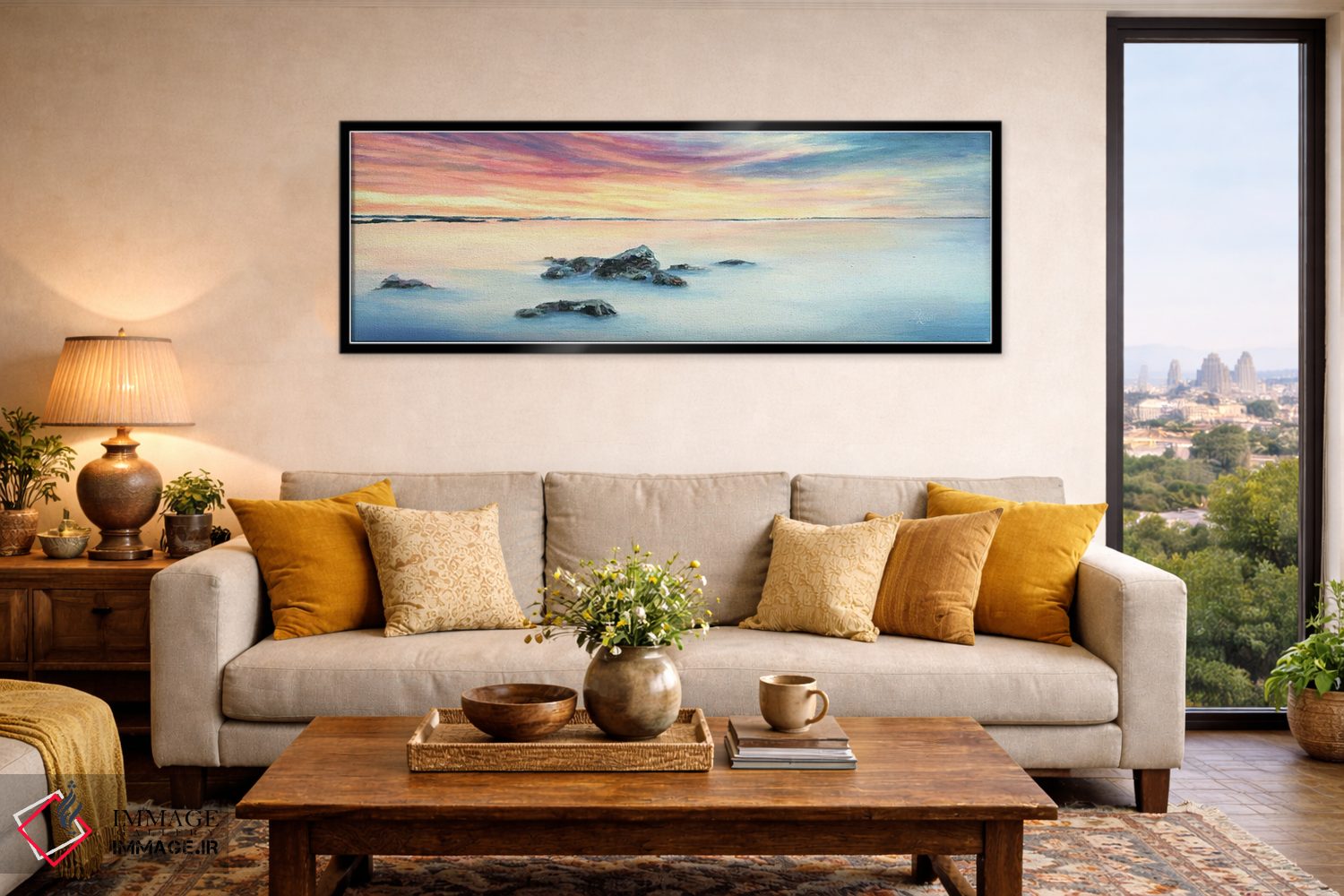 تابلو دکوراتیو آرامش اثر روت اسلت - D6B