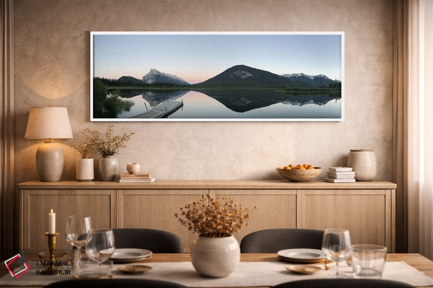 تابلو دکوراتیو Banff, Banff National Park, Ab, Canada.,درخشش آلپی پس از غ… اثر رامونا هاینر - D2W