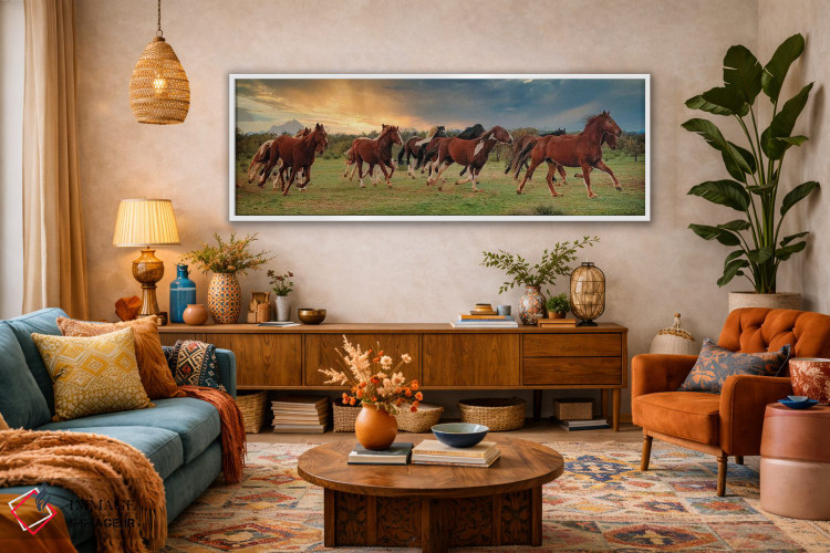 تابلو دکوراتیو دویدن به سمت خانه اثر رندا تامپسون - D1W