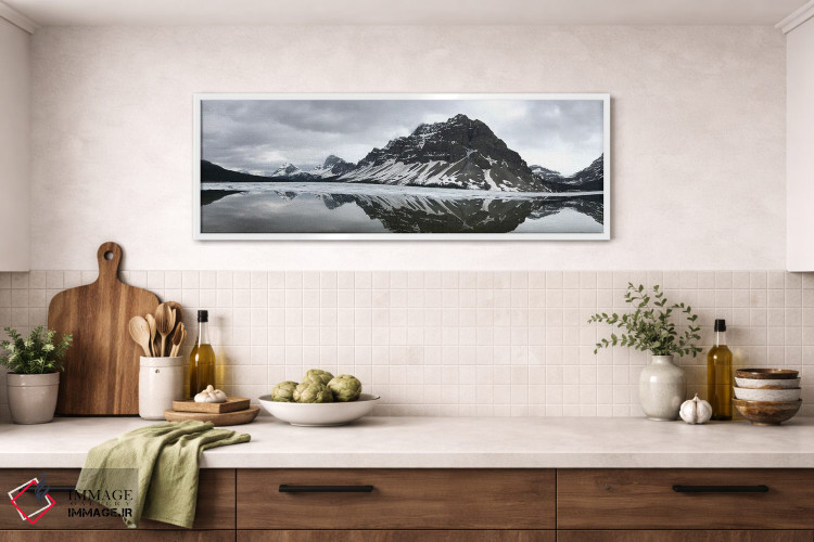 تابلو دکوراتیو دریاچه بو اثر رامونا هاینر - D1W