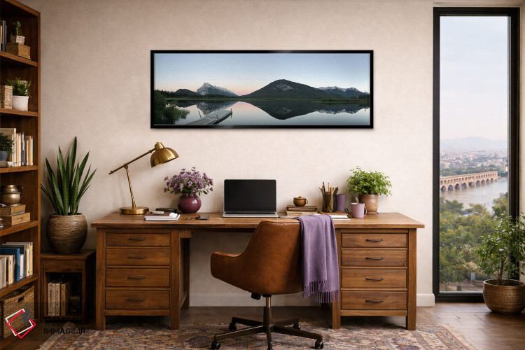 تابلو دکوراتیو Banff, Banff National Park, Ab, Canada.,درخشش آلپی پس از غ… اثر رامونا هاینر - D3B