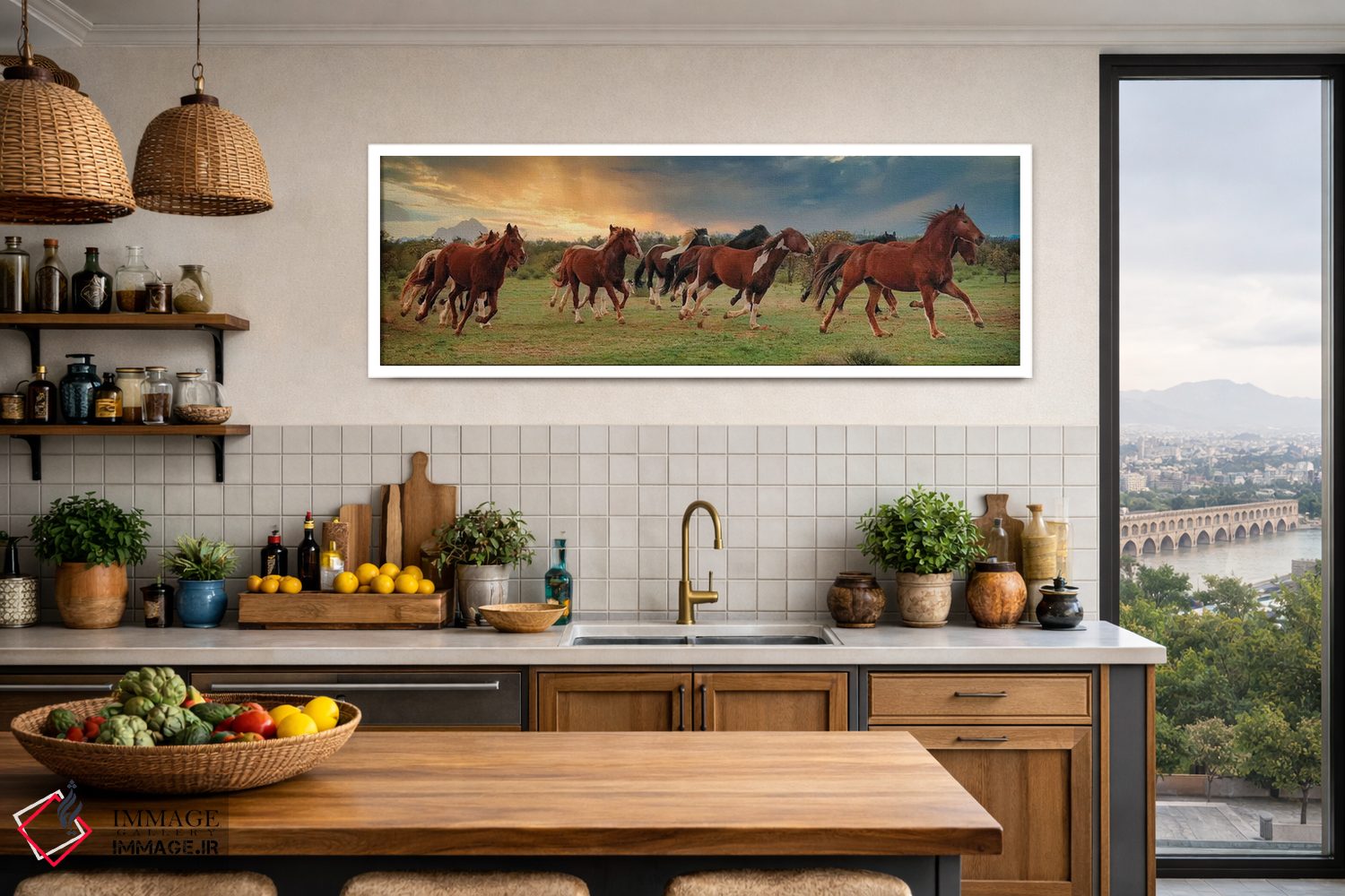 تابلو دکوراتیو دویدن به سمت خانه اثر رندا تامپسون - D3W