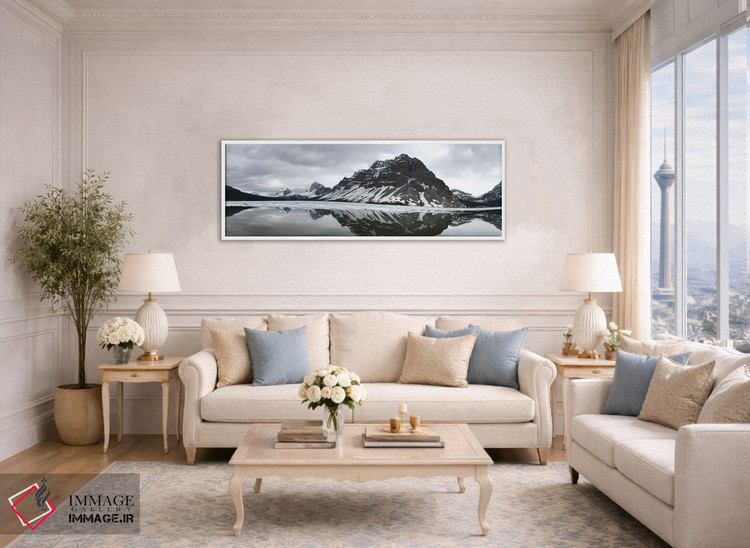 تابلو دکوراتیو دریاچه بو اثر رامونا هاینر - D4W