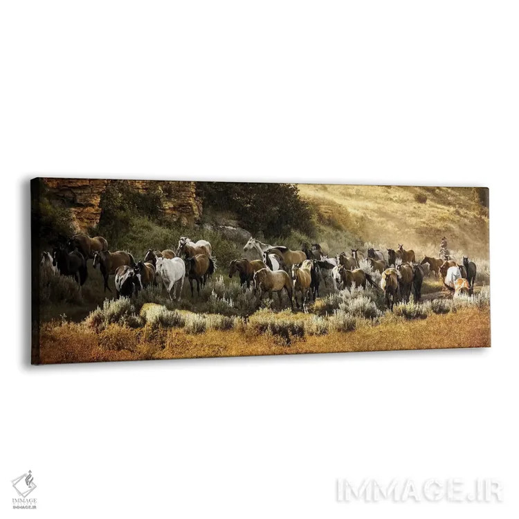 تابلو دکوراتیو محاصره دره اثر رندا تامپسون - نمای پرسپکتیو محصول