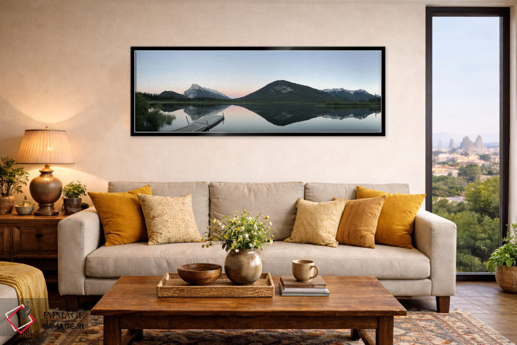 تابلو دکوراتیو Banff, Banff National Park, Ab, Canada.,درخشش آلپی پس از غ… اثر رامونا هاینر - D6B