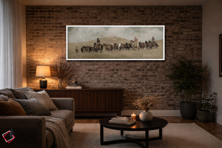 تابلو دکوراتیو محاصره سه دختر اثر رندا تامپسون - D3W