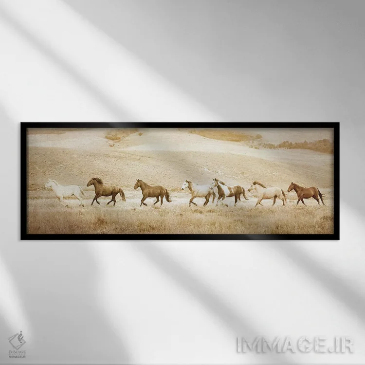 تابلو دکوراتیو به سوی آب اثر رندا تامپسون - نمای قابدار مشکی
