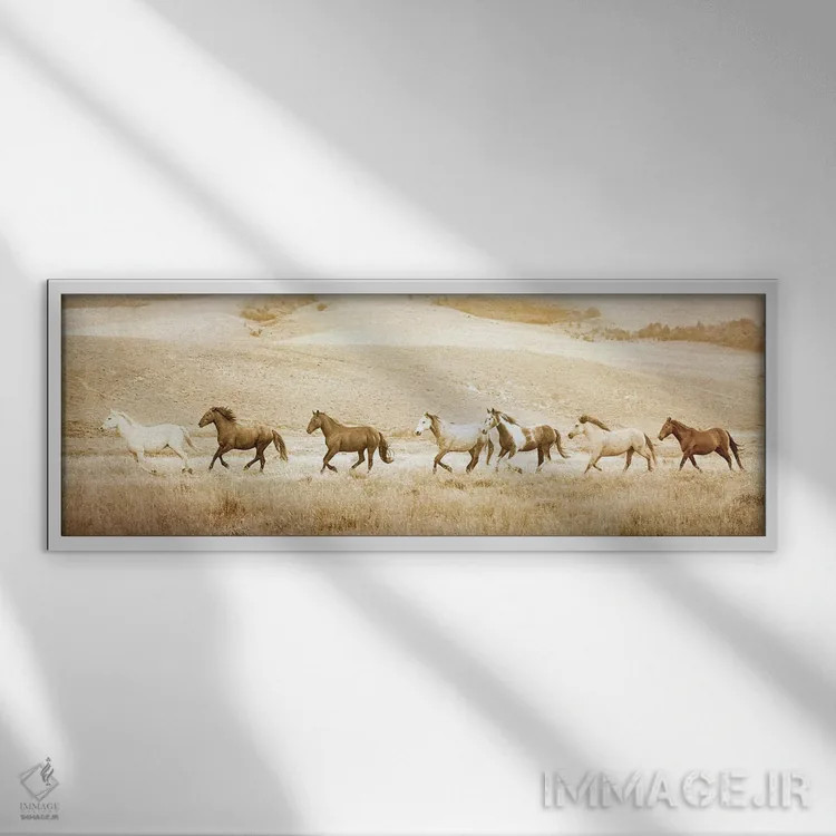 تابلو دکوراتیو به سوی آب اثر رندا تامپسون - نمای قابدار سفید