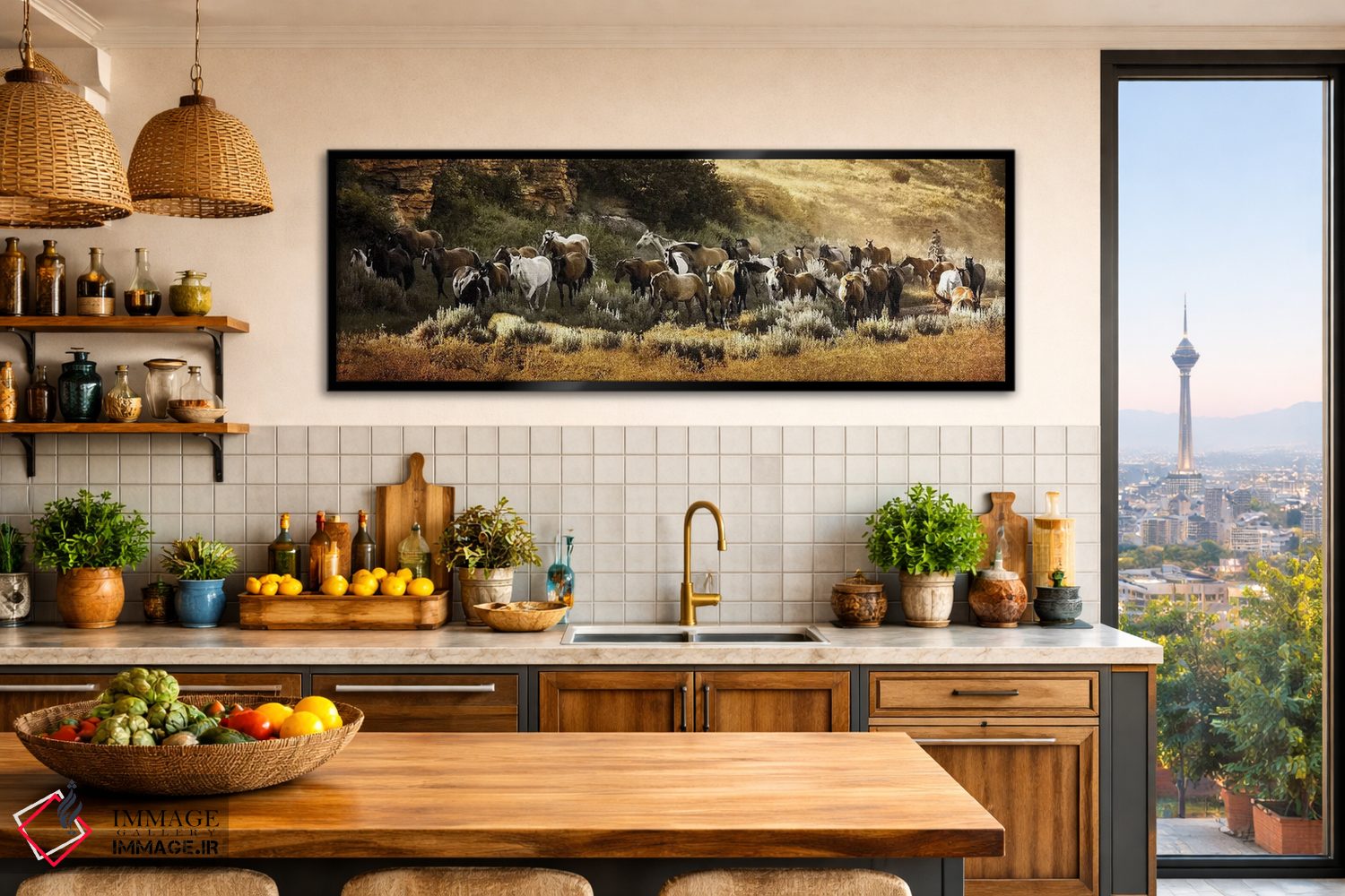 تابلو دکوراتیو محاصره دره اثر رندا تامپسون - D2B