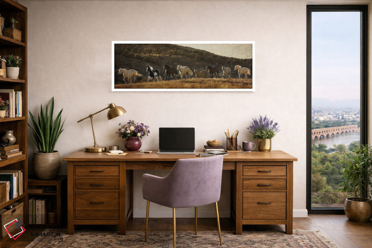 تابلو دکوراتیو رسیدن به دور کوه اثر رندا تامپسون - D1W