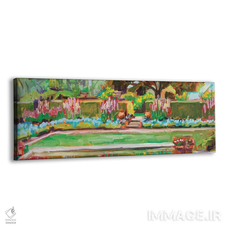 تابلو انتزاعی Plein Air,برکه نگریستن اثر ماری مسی - نمای پرسپکتیو محصول