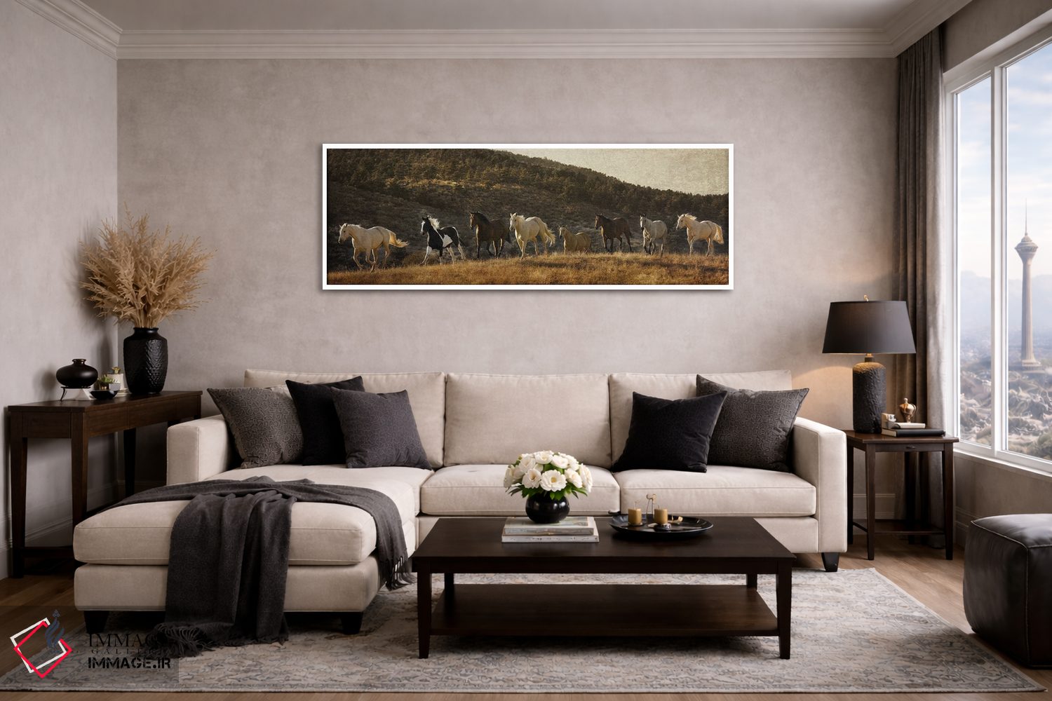 تابلو دکوراتیو رسیدن به دور کوه اثر رندا تامپسون - D4W