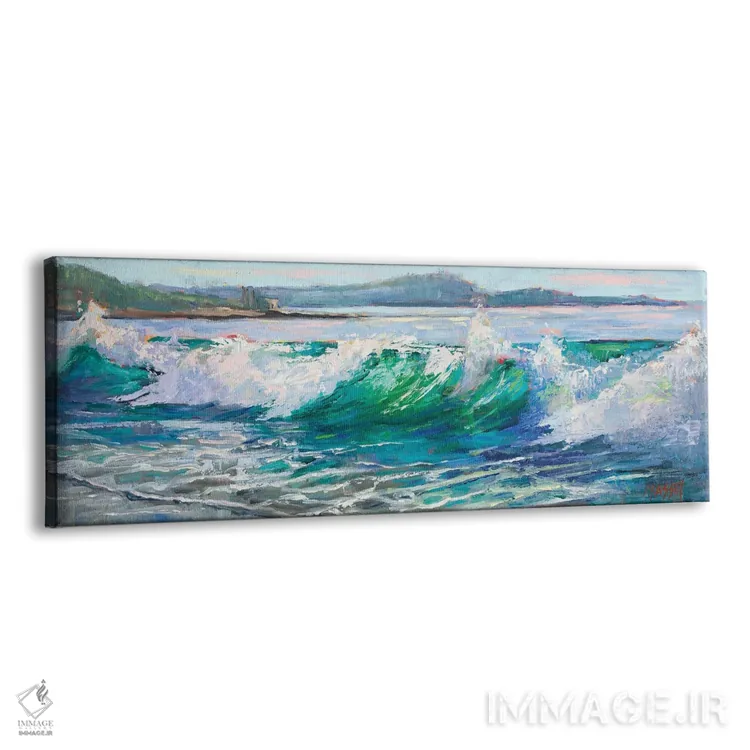 تابلو انتزاعی دیوانه ی تو اثر ماری مسی - نمای پرسپکتیو محصول