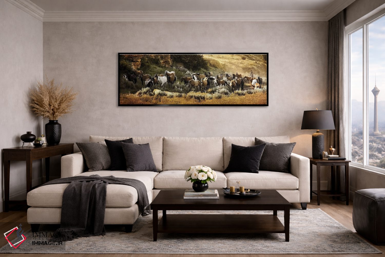 تابلو دکوراتیو محاصره دره اثر رندا تامپسون - D5B