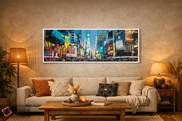 تابلو دکوراتیو تایمز اسکوئر اثر مارکو باربریو - D4W