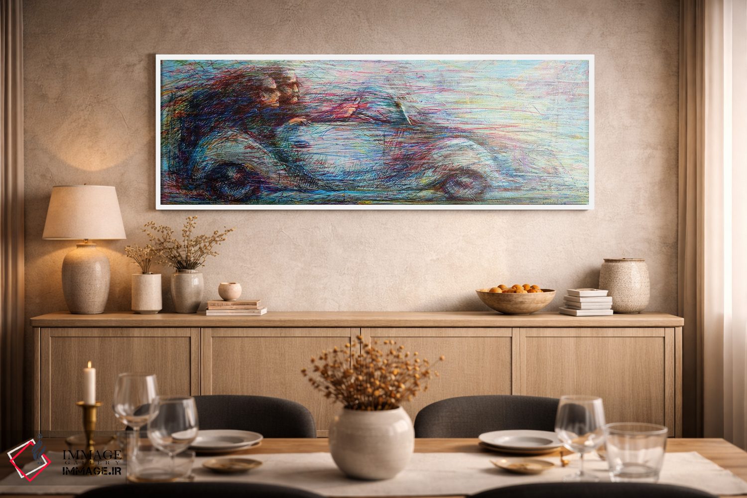 تابلو دکوراتیو سفر اثر راخمت ردژپوف - D2W