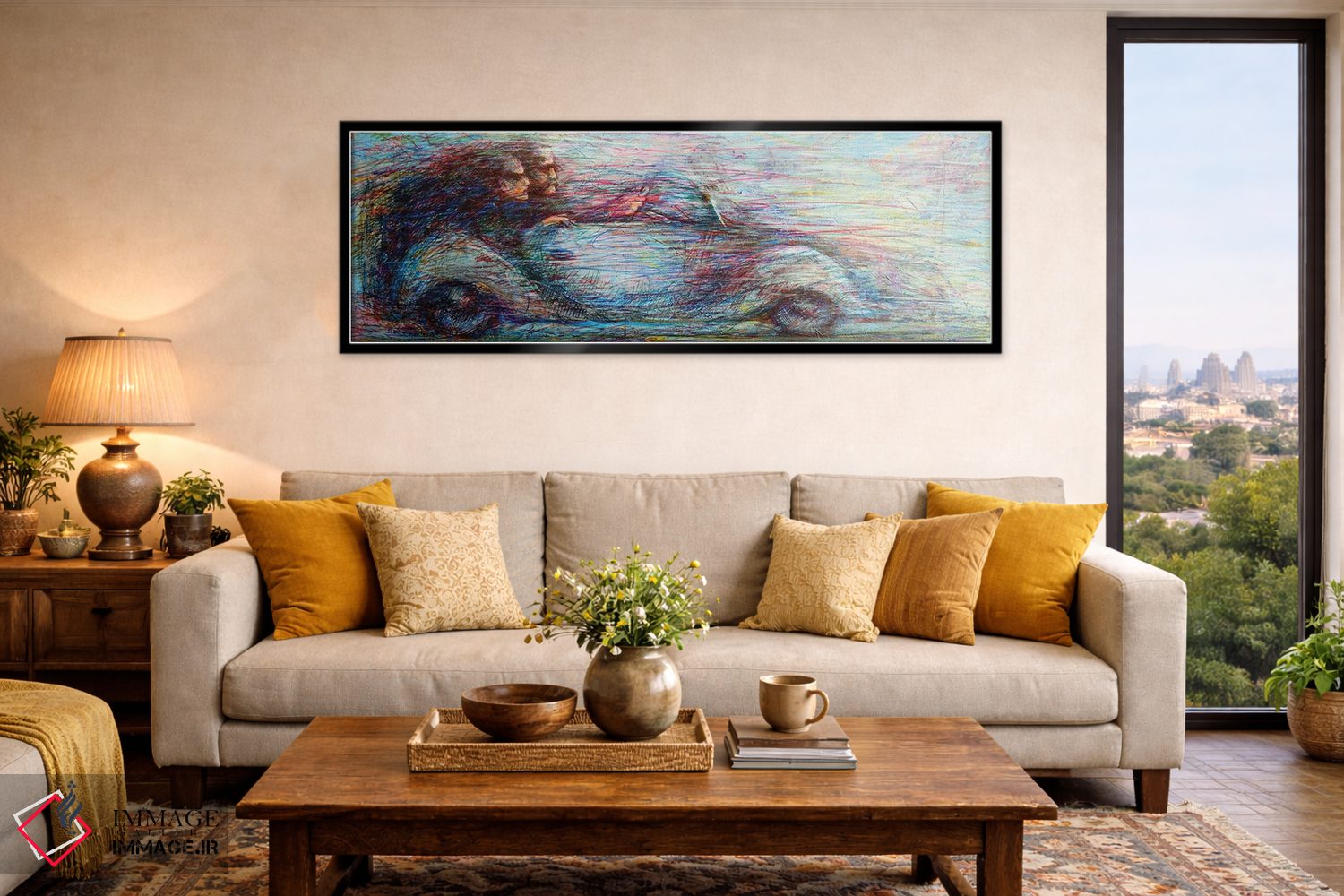 تابلو دکوراتیو سفر اثر راخمت ردژپوف - D6B