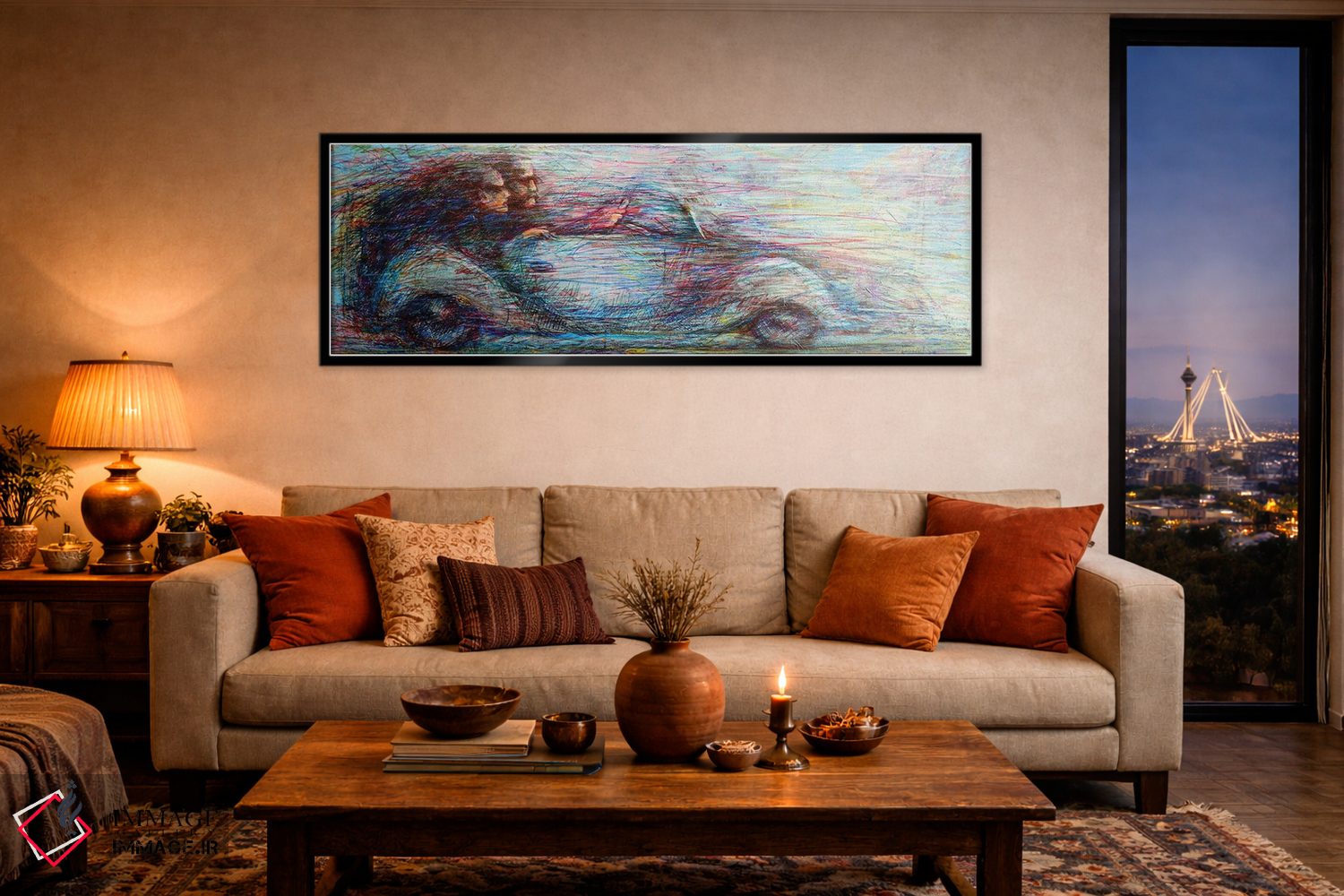 تابلو دکوراتیو سفر اثر راخمت ردژپوف - D5B