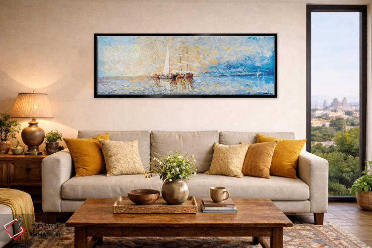 تابلو دکوراتیو دریای بالتیک اثر راخمت ردژپوف - D6B