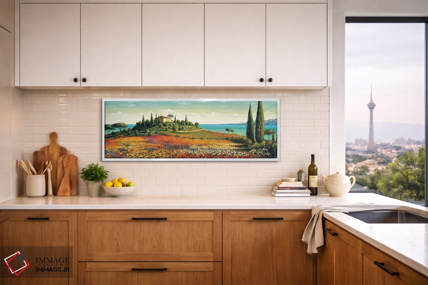 تابلو دکوراتیو نور بعد از ظهر اثر ریچارد لبلان - D2W