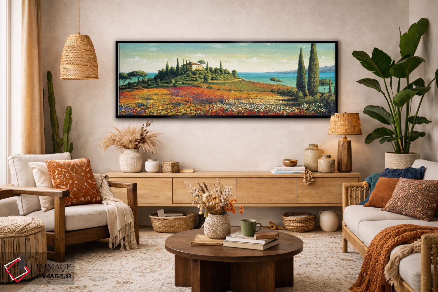 تابلو دکوراتیو نور بعد از ظهر اثر ریچارد لبلان - D3B