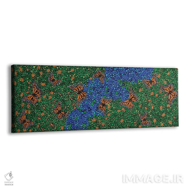 تابلو دکوراتیو پروانه های مونارک اثر ریچل اولینوک - نمای پرسپکتیو محصول