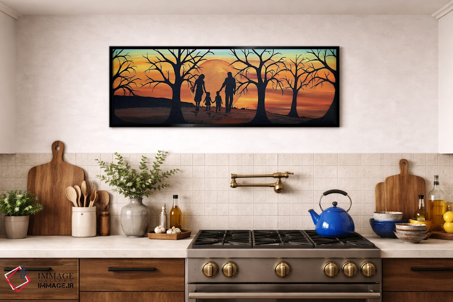 تابلو دکوراتیو خانواده اثر ریچل اولینوک - D2B