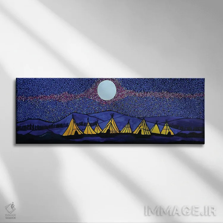 تابلو دکوراتیو آنجا که رویاها زندگی می کنند اثر ریچل اولینوک - نمای روبهرو روی دیوار