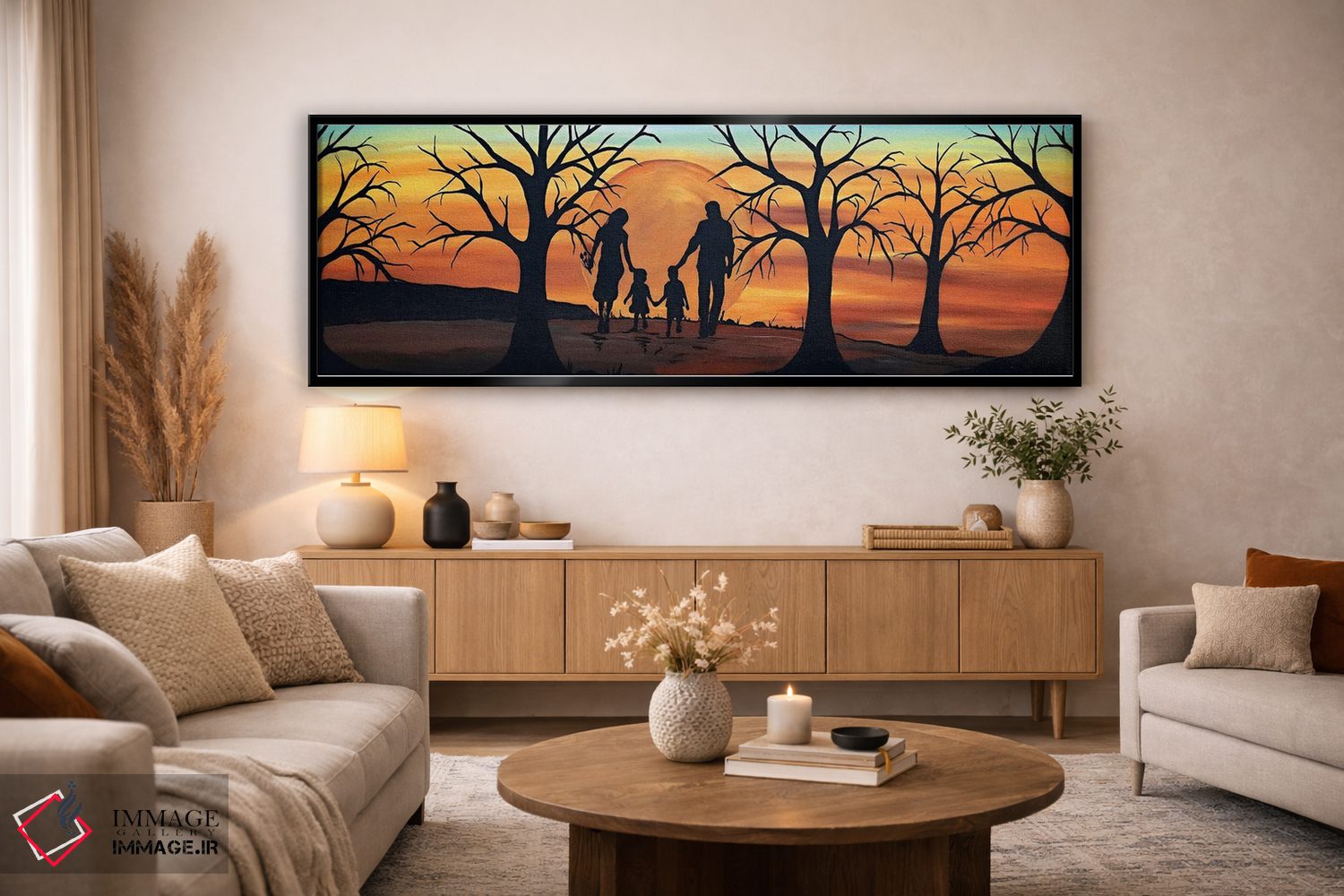 تابلو دکوراتیو خانواده اثر ریچل اولینوک - D6B