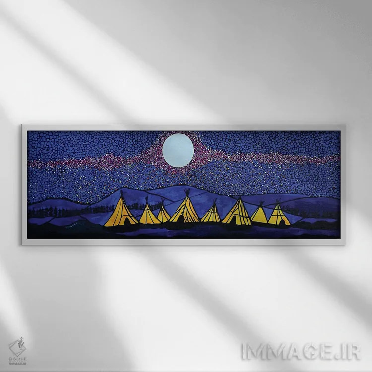 تابلو دکوراتیو آنجا که رویاها زندگی می کنند اثر ریچل اولینوک - نمای قابدار سفید