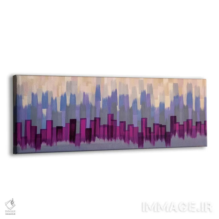 تابلو انتزاعی درخشش حاشیه ای اثر رشل روس - نمای پرسپکتیو محصول