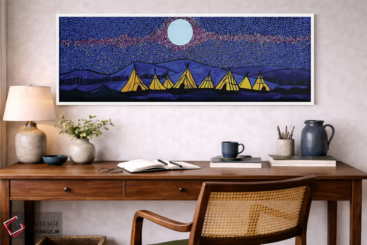 تابلو دکوراتیو آنجا که رویاها زندگی می کنند اثر ریچل اولینوک - D1W