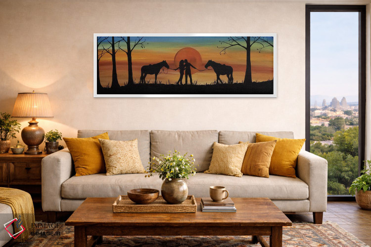 تابلو دکوراتیو بوسه اکتبر اثر ریچل اولینوک - D4W