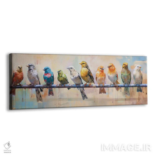 تابلو دکوراتیو خط کر سوم اثر ری پاورز - نمای پرسپکتیو محصول