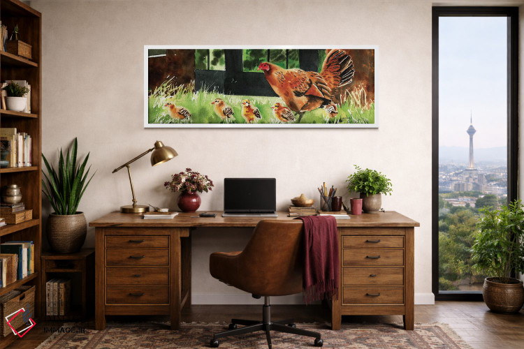 تابلو دکوراتیو مادر مرغ اثر ریچل پارکر - D1W