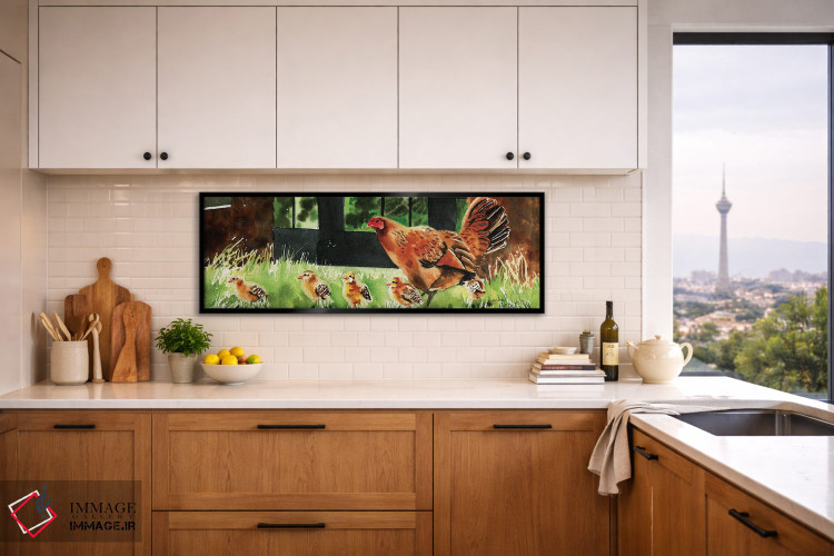 تابلو دکوراتیو مادر مرغ اثر ریچل پارکر - D5B