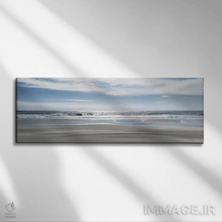 تابلو دکوراتیو سعادت ساحلی اثر روئن منینگ - نمای روبهرو روی دیوار