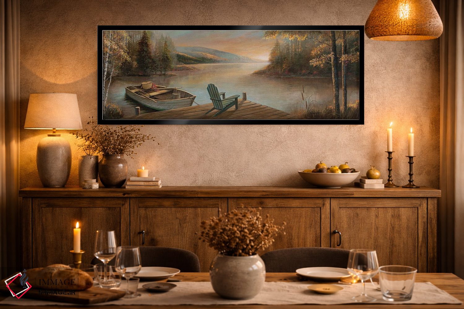 تابلو دکوراتیو آب های آرام اثر روئن منینگ - D2B